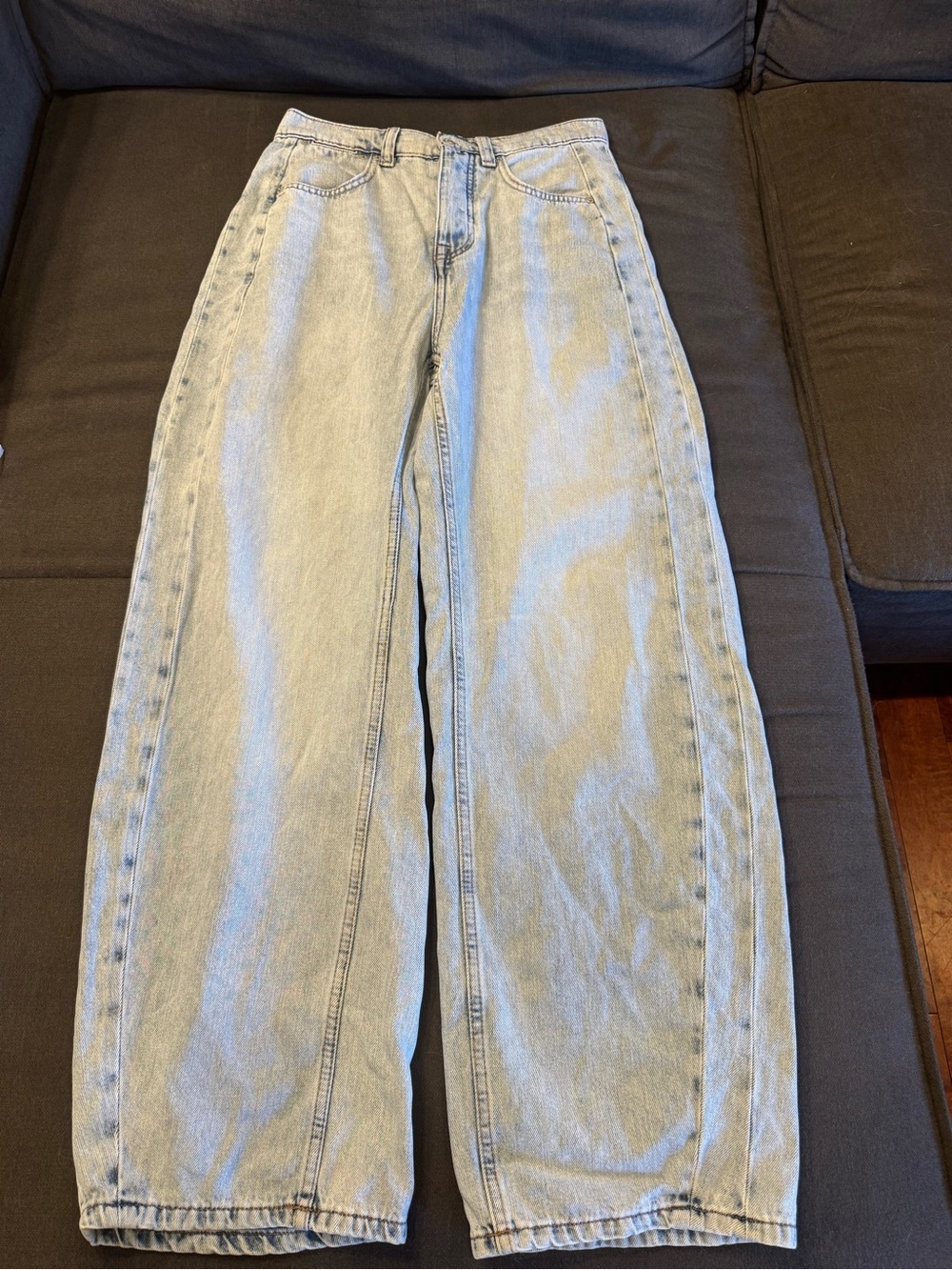 We The Free baggy barrel boyfriend jeans
